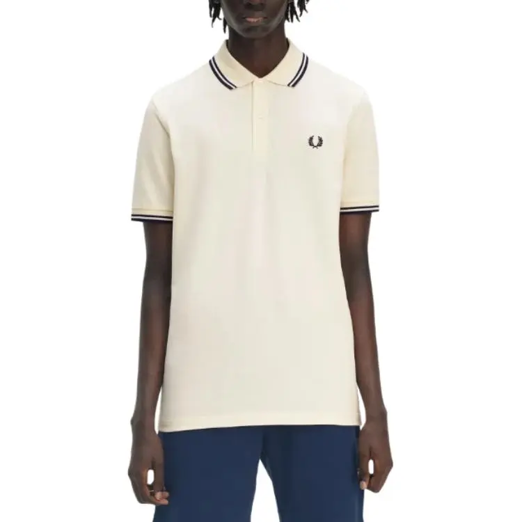 FRED PERRY Laurel Wreath embroidered Cotton Polo Shirt-2