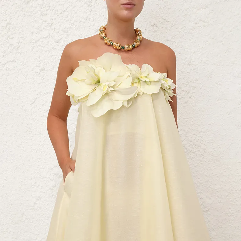 Zimmermann SS24 Sleeveless Dress Women's Lemon-4