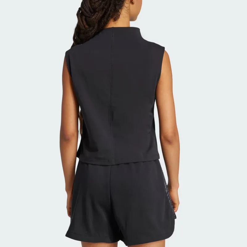 Adidas Free Shipping With AdiClub Essentials Slim High Neck Tank Top-3