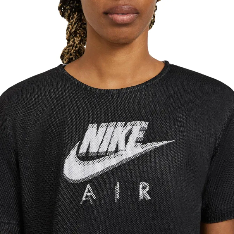 Nike Women's Air Mesh T shirt Black-4