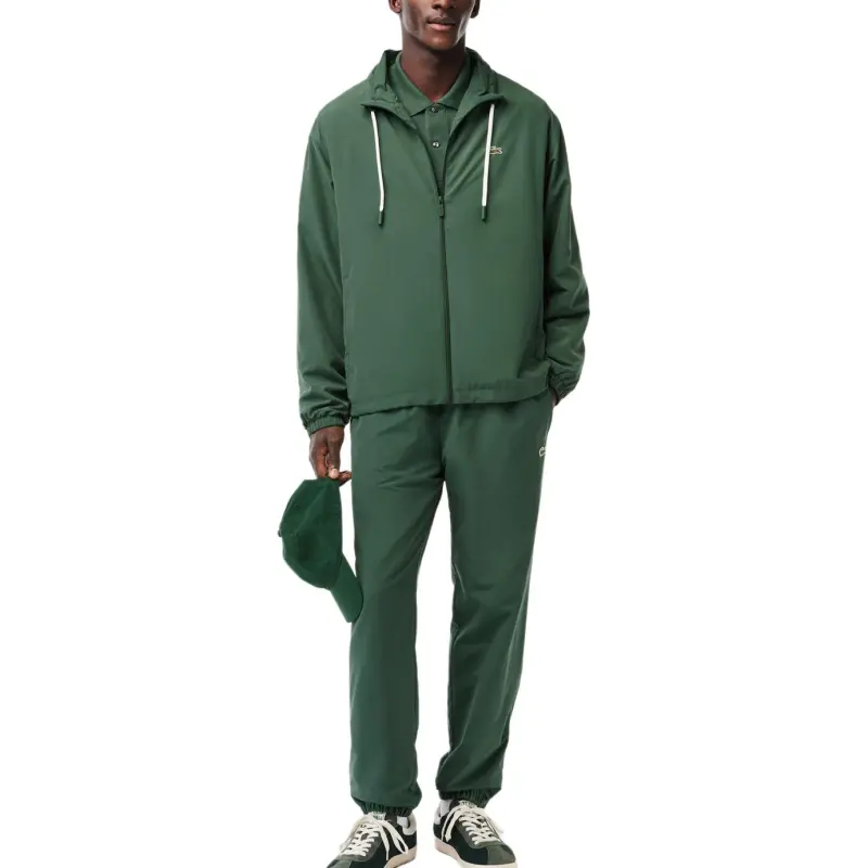 LACOSTE Knitted Sports Pants Men's Green-2