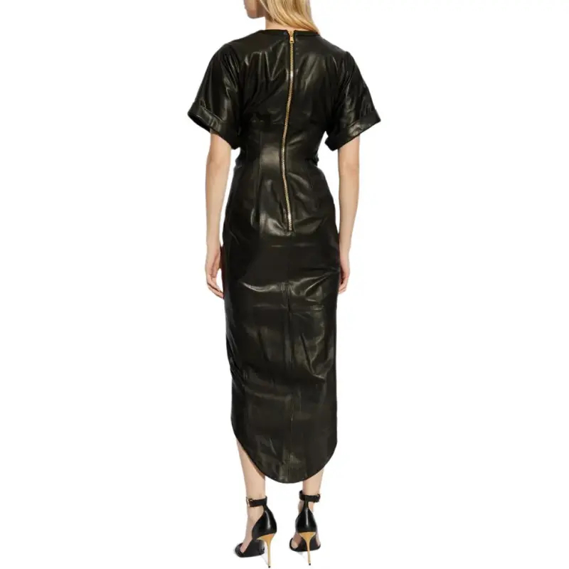 BALMAIN Leather Fitted Dress-2