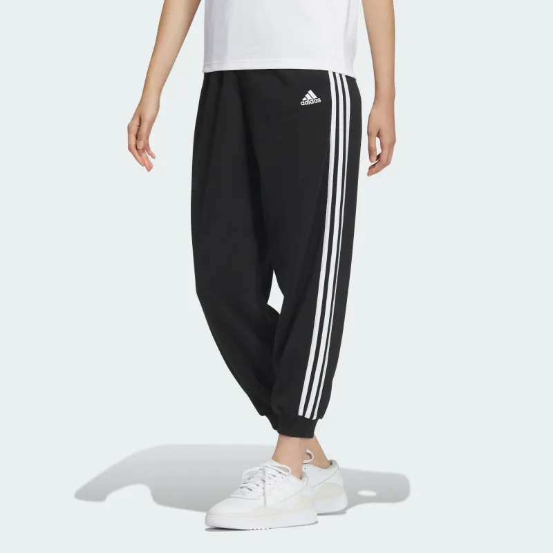 Adidas ESSENTIALS Studio Lounge Pants Casual Pants Women's Black-1