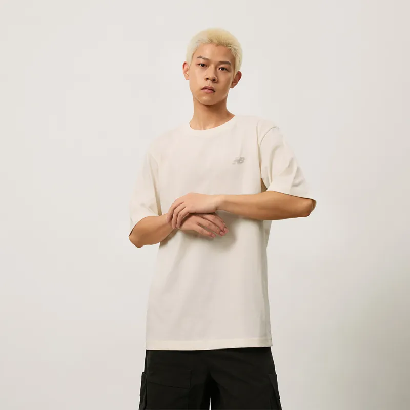 New Balance Runners T Shirt Unisex Ivory White-2