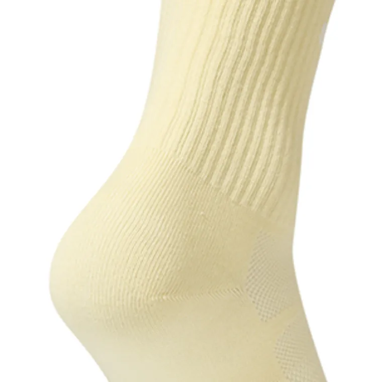Saucony Mid Calf Socks Unisex 1 Pack Clear Yellow-3