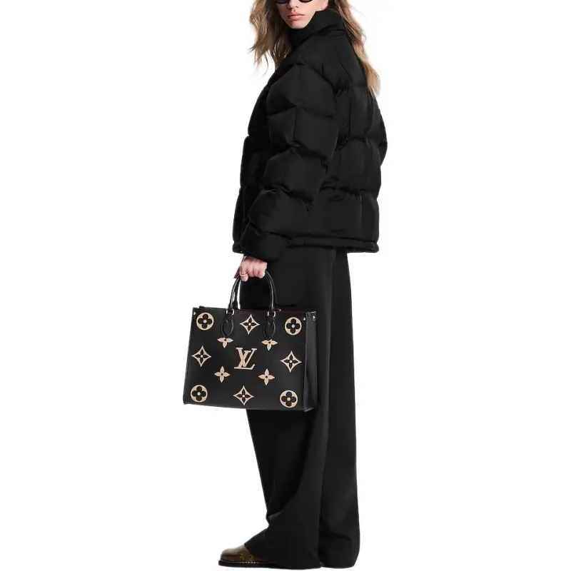 LOUIS VUITTON Monogram Accent Pillow Puffer Jacket-5