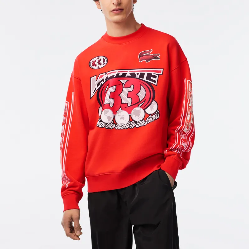 LACOSTE Sweatshirt Men's Orange-1