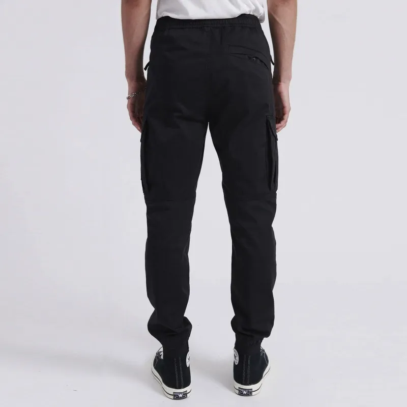 STONE ISLAND Knitted Sports Pants Men's Black-3
