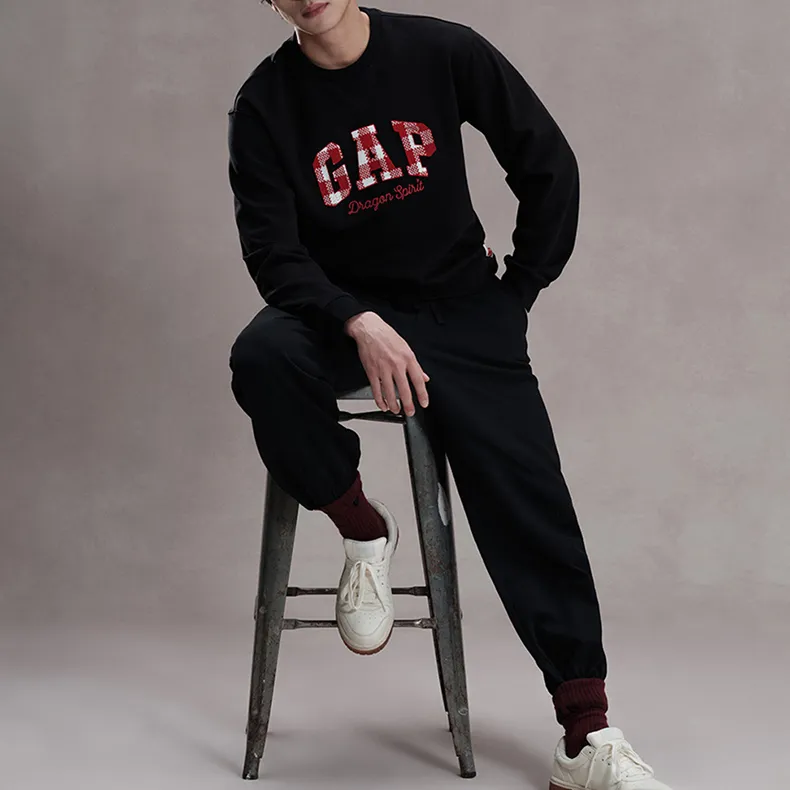8on8 X GAP 8ON8 Co branded Model Sweatshirts Unisex-3