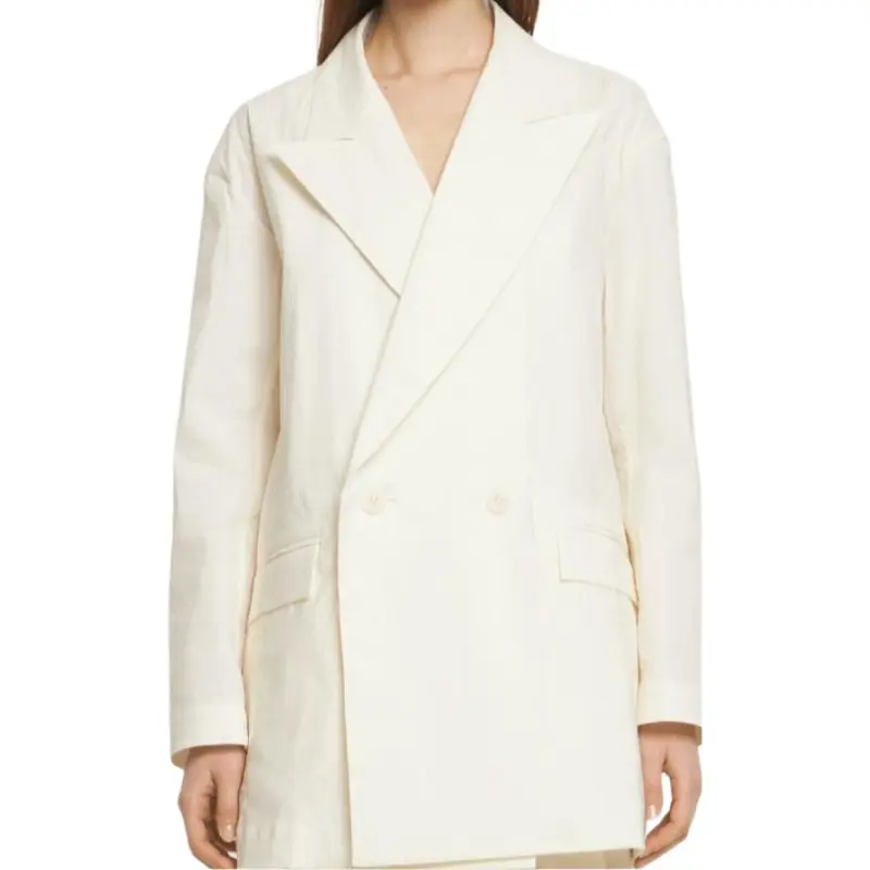 ISSEY MIYAKE Shaped Membrane Double breasted Blazer-2