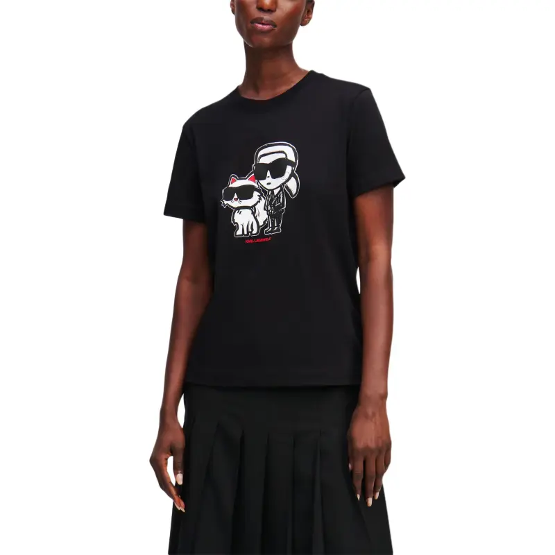 KARL LAGERFELD / Karl Lagerfeld Jeans Ikon Choupette T shirt-2