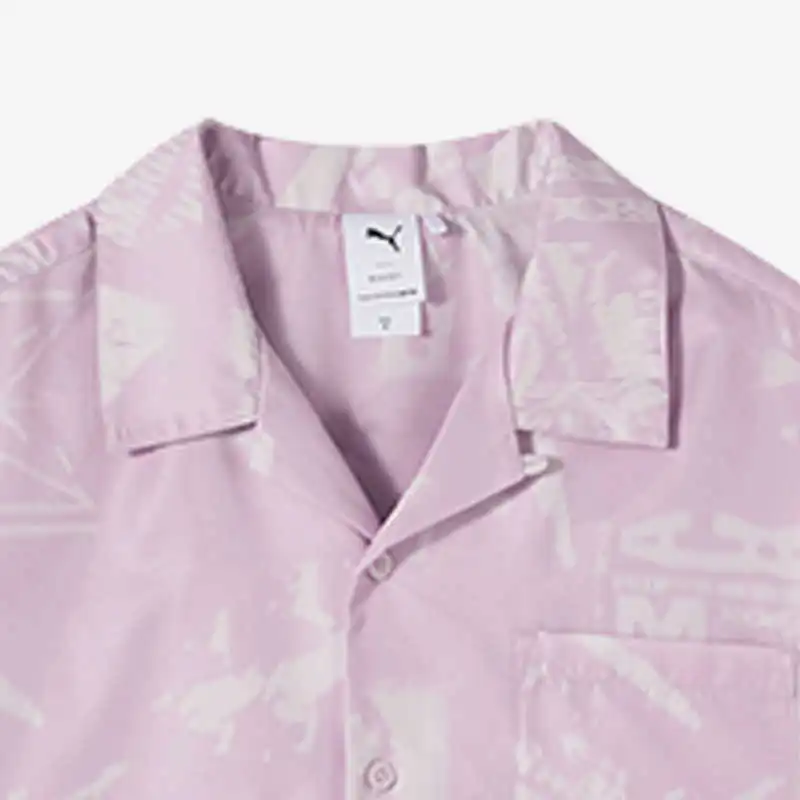 PUMA D AOPSHORTSLEEVE Shirt Unisex Light Purple-1