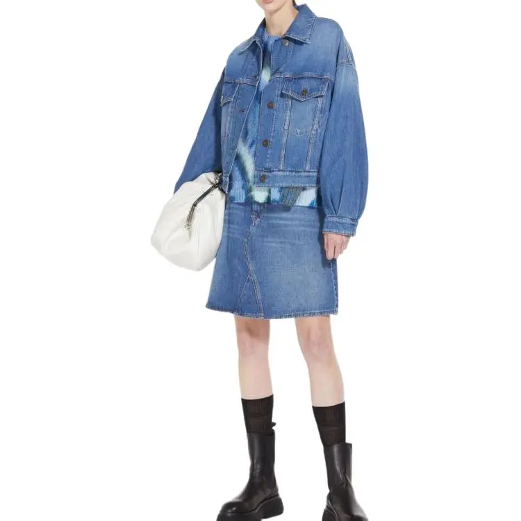 WEEKEND MaxMara Denim Jacket Women's Blue-2
