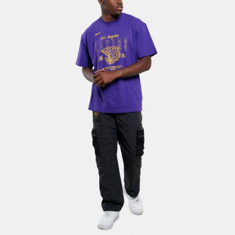Nike Los Angeles Lakers Courtside Max90 Men's Nike Nba T Shirt-3