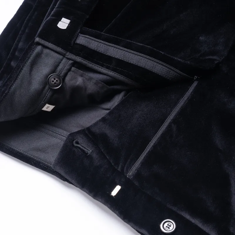GUCCI Velvet Pleat Front Shorts-5