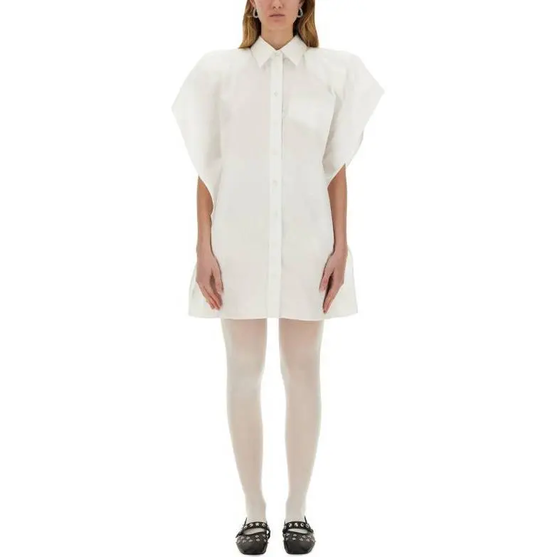 Stella McCartney Short Sleeved Mini Shirt Dress-0