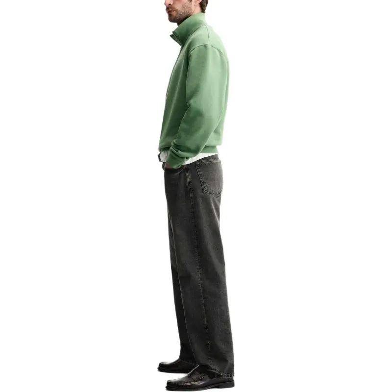 ZARA Sweatshirts Men Green-3