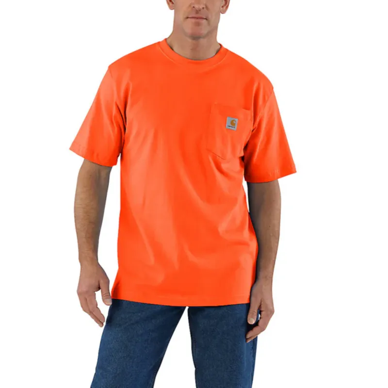 Carhartt T Shirts Men Orange-5