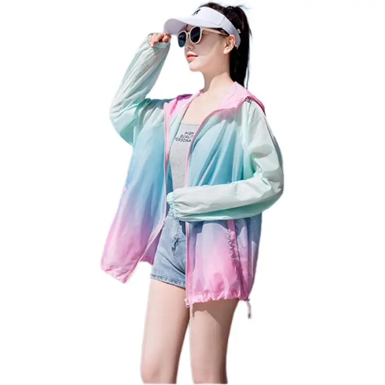 Flowers In Water Cropped Coat Women's-3