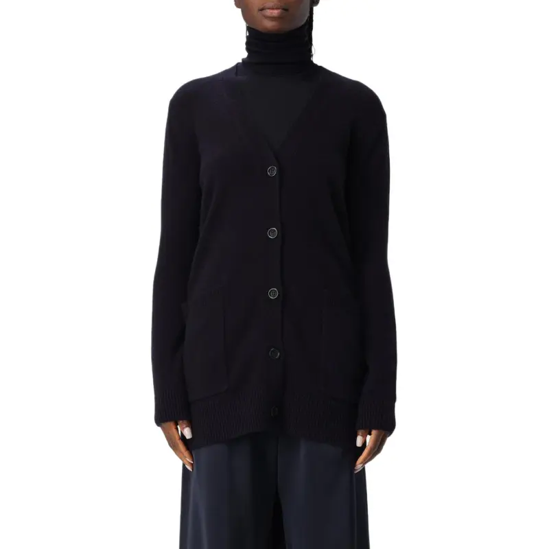 MaxMara Villar V Neck Long Sleeved Cardigan-2