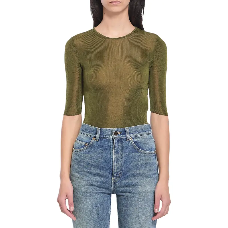 SAINT LAURENT Knitted Top-2