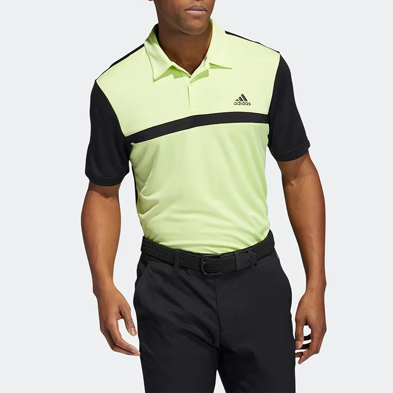 Adidas NVLTY CORE Polo Shirt Men's Sour Green/Black-1