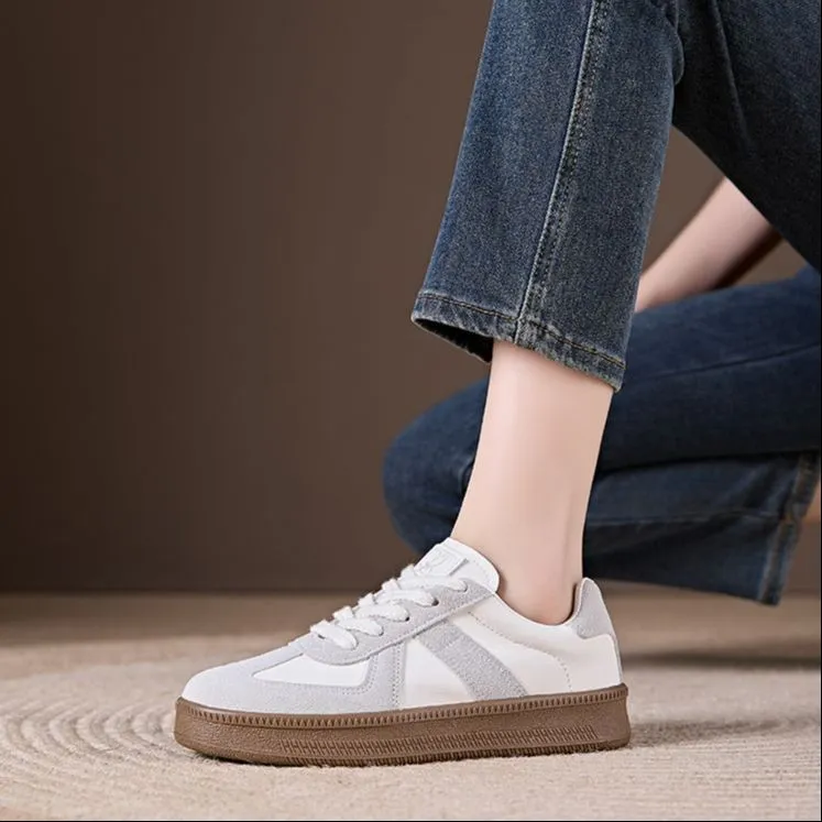 La Chapelle Anti-Slip Wear-Resistant Low-Top Skateboard Shoes Women's-38