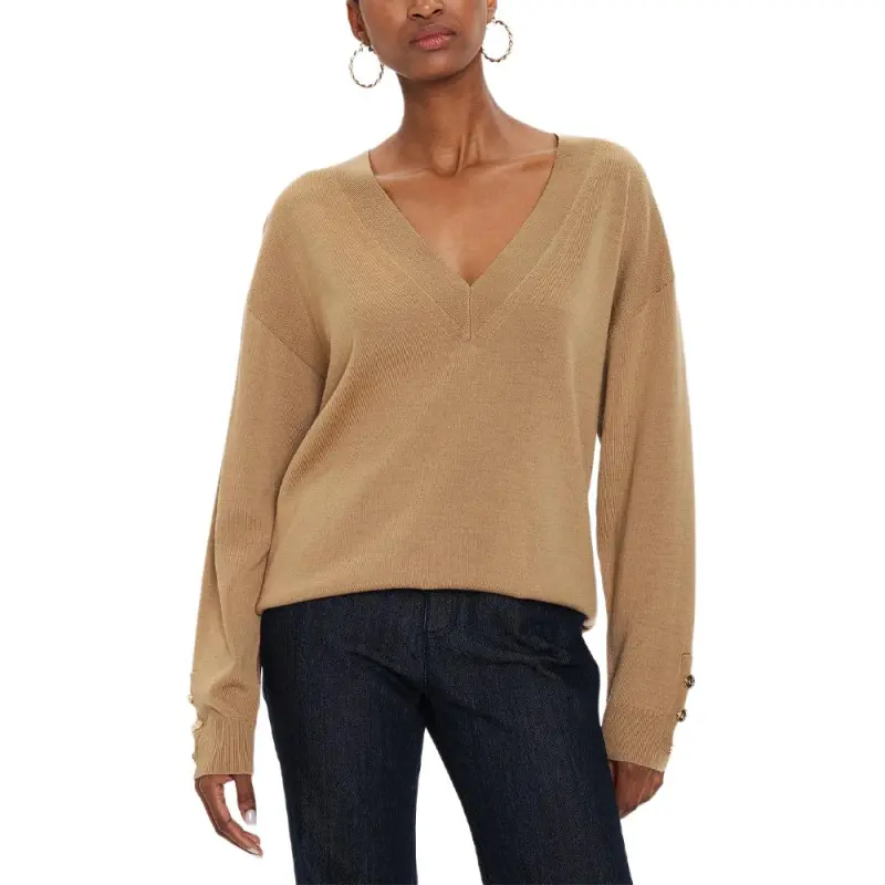 MICHAEL KORS MMK Sweater Women's Dark Camel-2