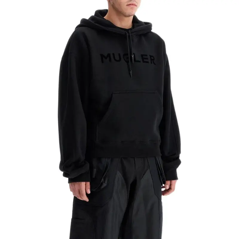 Mugler Logo Hoodie-4