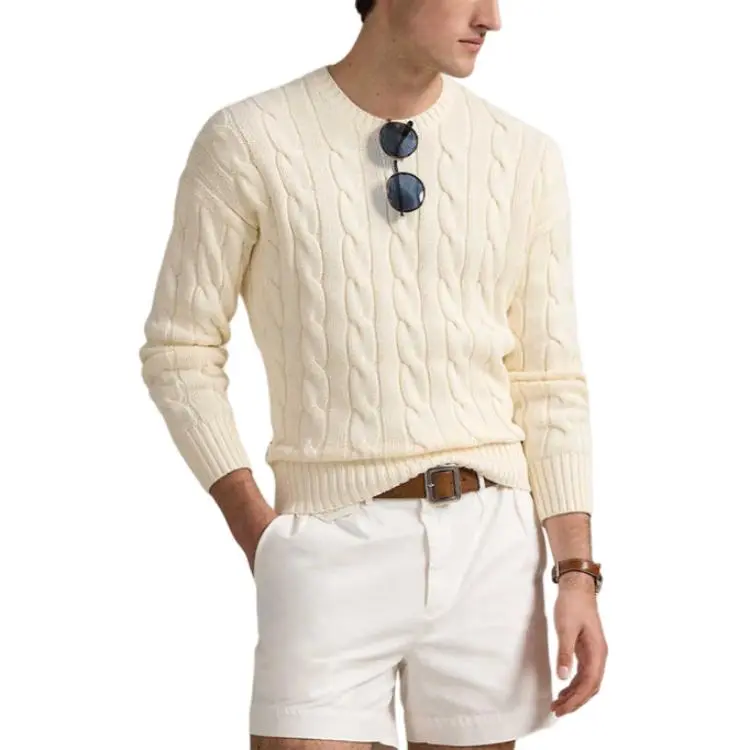 Polo Ralph Lauren SS25 Sweater Men's Cream-2