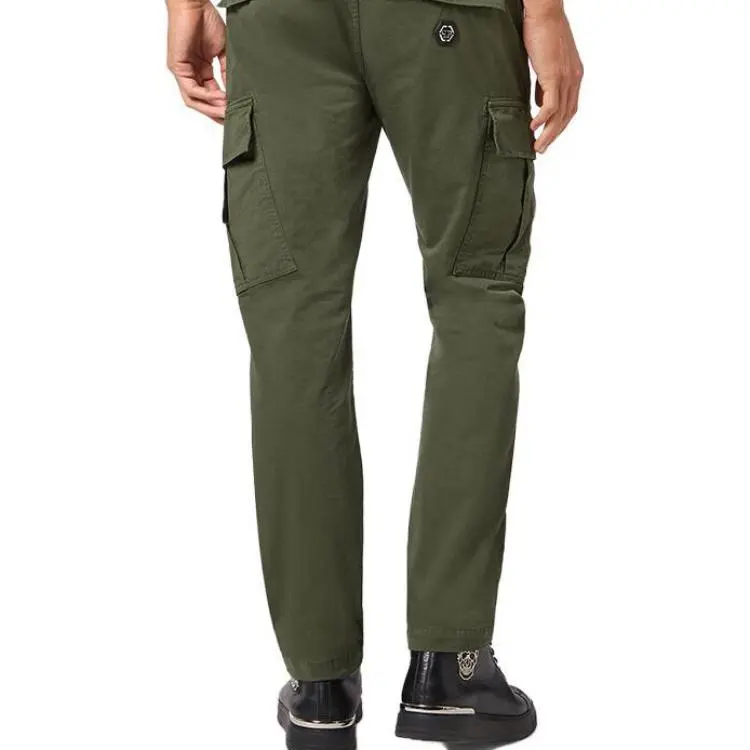 PHILIPP PLEIN Straight leg Cargo Trousers-3