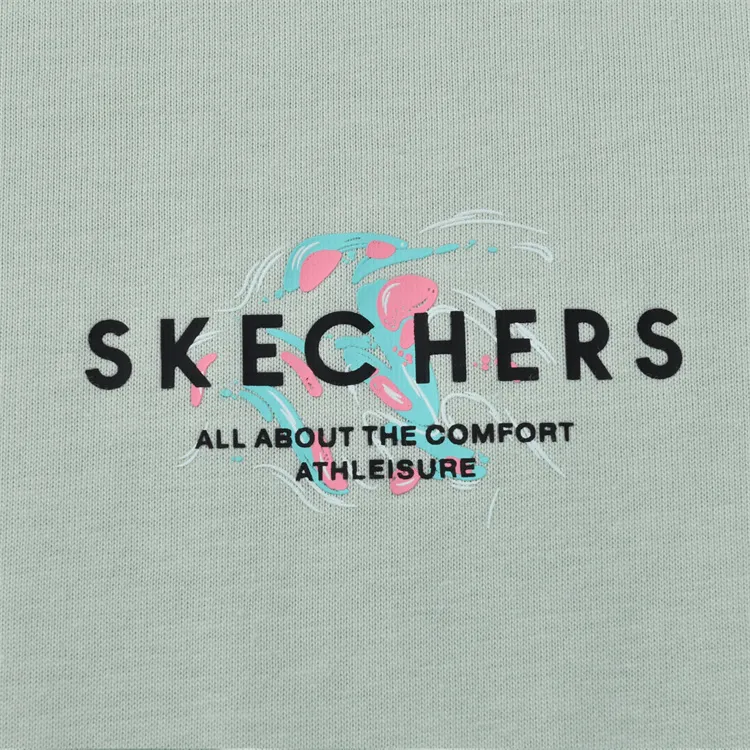 Skechers Sports Alliance Series T Shirt Unisex Lily Green 0215-2