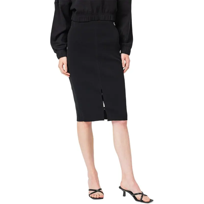 CALVIN KLEIN Casual Long Skirt Women's Black-1