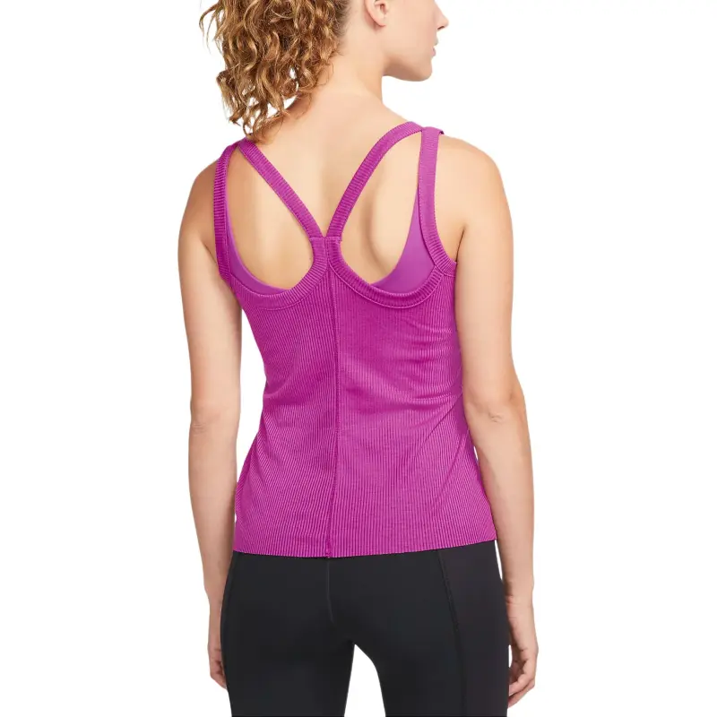 Nike Yoga Luxe Tank Tops Women's Cactus Flower/Neanderthal Red-2