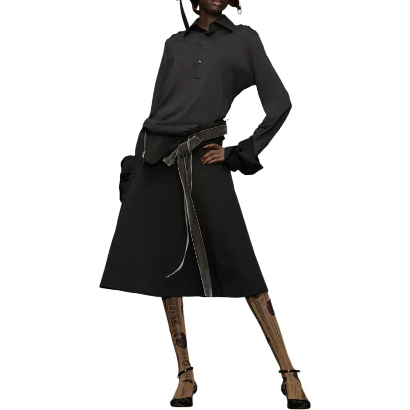 Maison Margiela Panelled Midi Dress-2