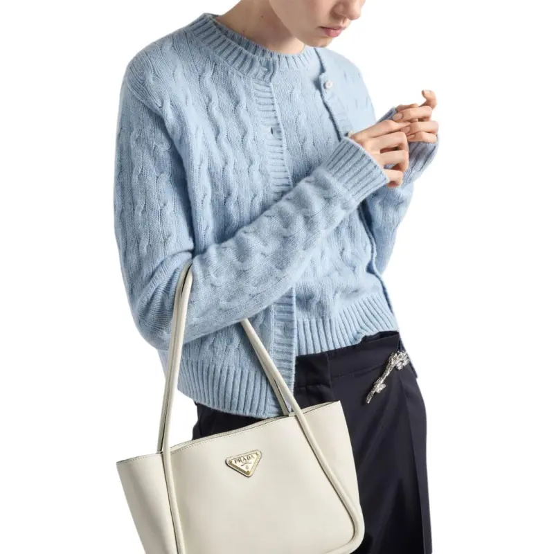 PRADA Button Up Knitted Cardigan-3