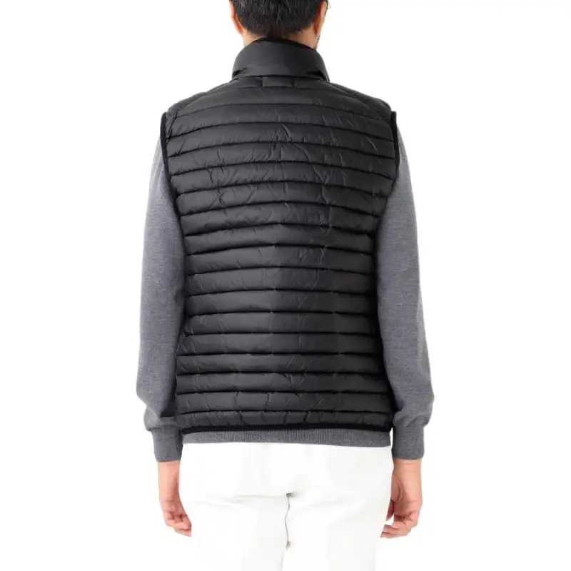 STONE ISLAND Vests Men Black-3