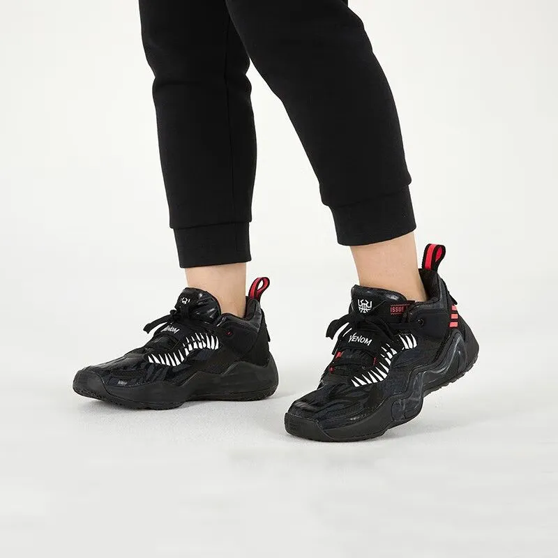 Adidas D.O.N. Issue #3 Anti Slip Wear Resistant Low Top Children's Basketball Shoes Teenagers-1