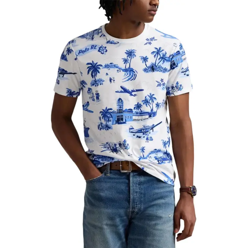 Polo Ralph Lauren Holiday print T shirt-2