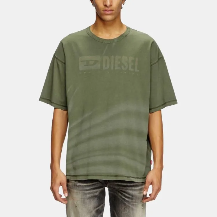 DIESEL T Adjust R13 Laser Faded Logo T Shirt-1