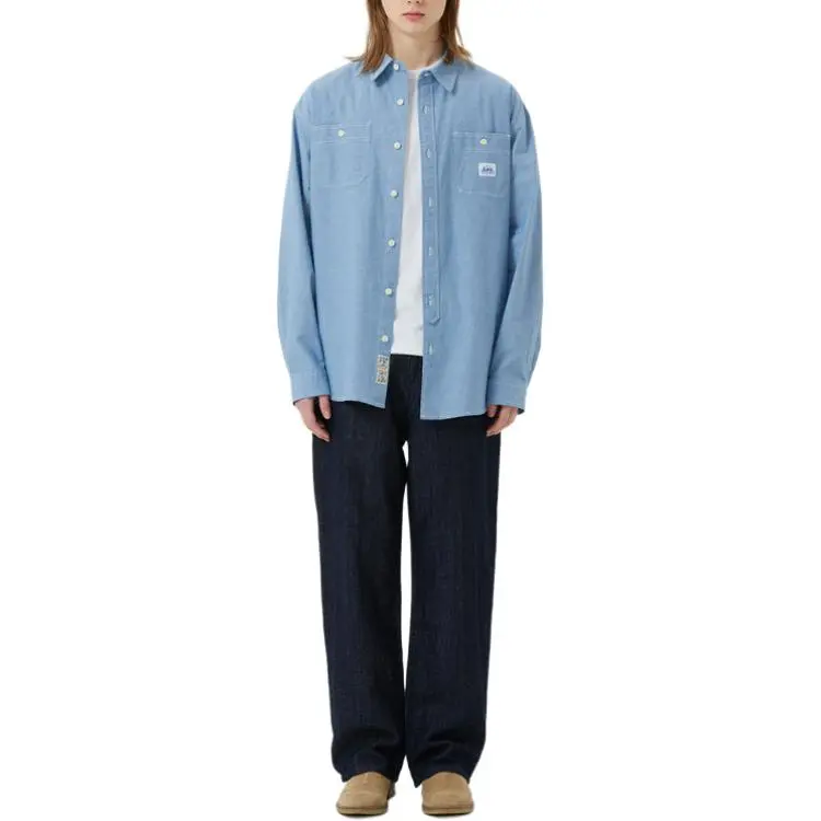 Lee Shirts Men Indigo-3
