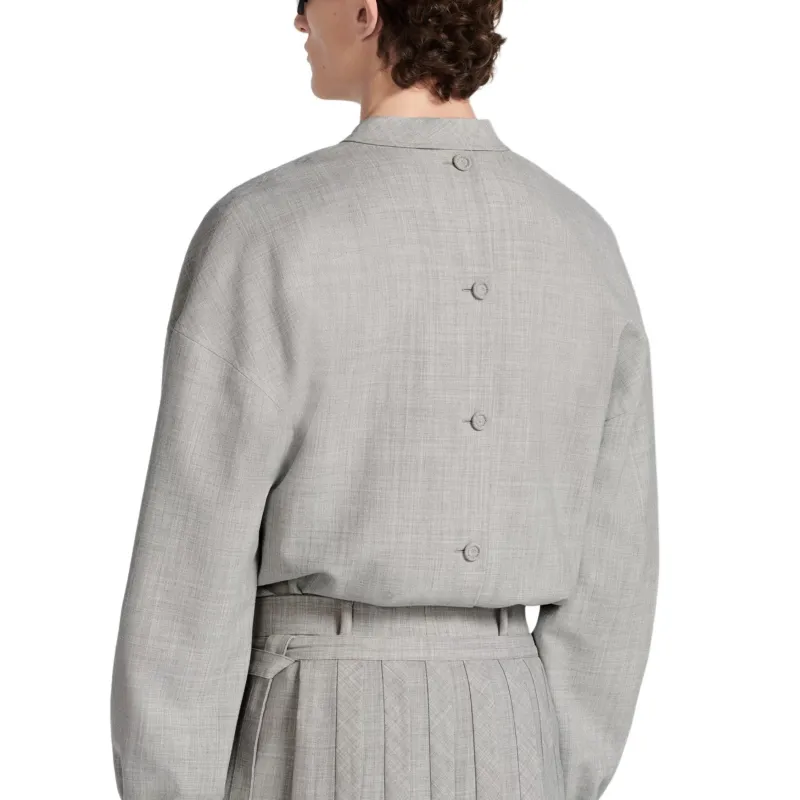 DIOR Button Detailed Crewneck Top-4