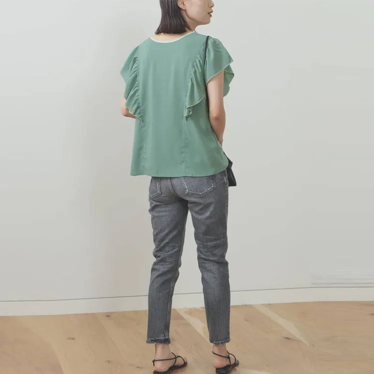 Beams T Shirts Women's Mint Green-2
