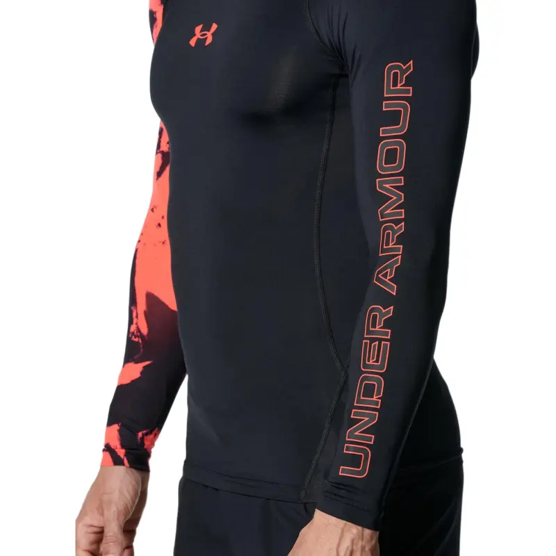 Under Armour T Shirt Men's Black Red-5