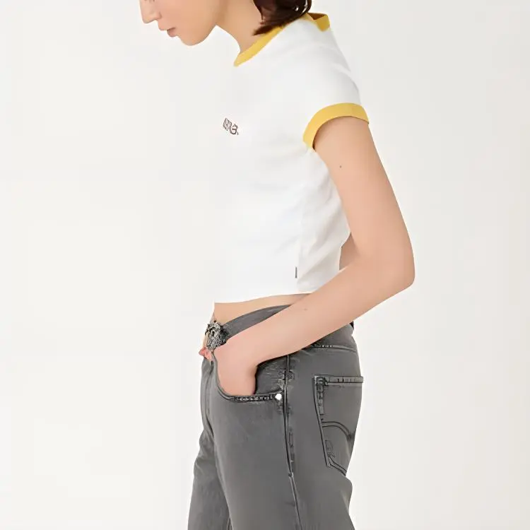Levis Crop Tops Women's Bright White-2