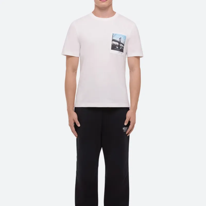 Helmut Lang New York Bridge Postcard T shirt-1