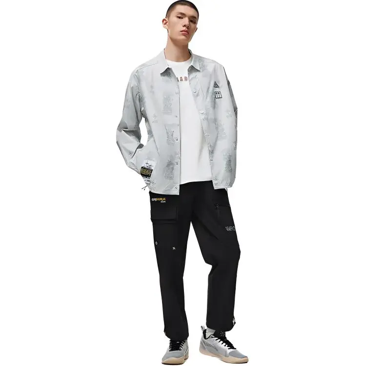 LiNing Jacket Unisex River Stone Gray-2