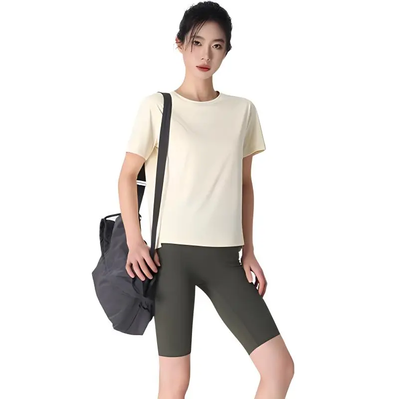 Urban Beauty T-Shirt Women's Cream Yellow-0