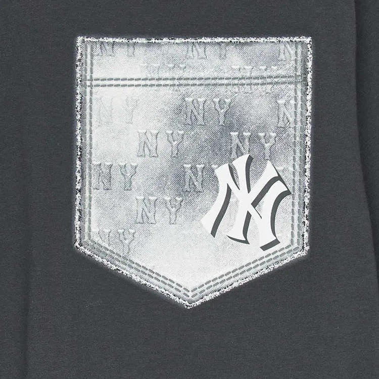 MLB New York Yankees T Shirt Unisex Charcoal Gray-4