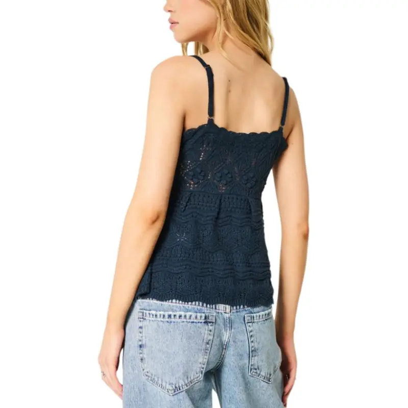 Hollister Tank Tops Women's Marine Blue-1